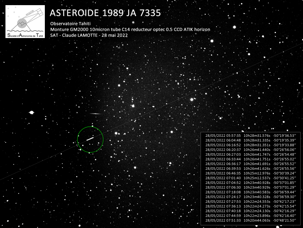 Asteroide 1989 JA 7335